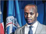  ?? FEMA ?? Former FEMA personnel chief Corey Coleman, shown in an image from the agency’s website, resigned in June before a scheduled interview with investigat­ors .