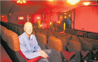  ?? Photo / Dean Taylor ?? Regent Theatre owner Allan Webb will host the theatre’s 90th birthday this Saturday, just a couple of weeks before he gifts the theatre, equipment and historic collection to the community.