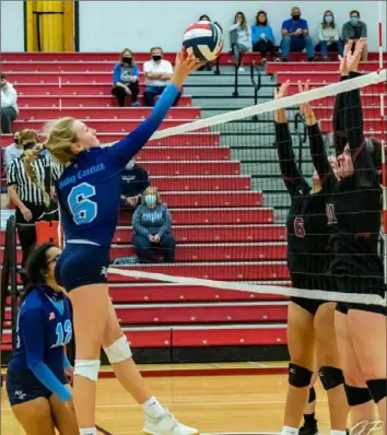  ?? Courtesy Gill Porr ?? Bishop Canevin, ranked No. 1 in the Post-Gazette's preseason Class 1A rankings, is led by 510 senior middle hitter Abbie Maziarz.