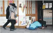  ?? — THE ASSOCIATED PRESS FILES ?? A council leader in Windsor, England, has called homelessne­ss in the town an ‘epidemic.’