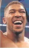  ??  ?? Anthony Joshua: described by Fury as “a pumped-up weightlift­er”.