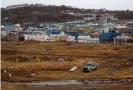  ?? Photograph: Stéphane Mahé/ Reuters ?? A view of Iqaluit, Nunavut, where the changing climate is making the seasons unpredicta­ble.