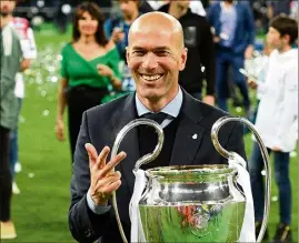  ?? (Photo AFP) ?? Zizou n’a jamais perdu une finale sur le banc du Real Madrid.