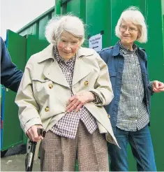  ??  ?? Joan Jones, 101, born before women had the vote, in Hounslow, south-west London