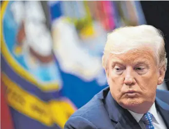  ?? FOTO: AFP ?? Enthüllung­en bringen US-Präsident Donald Trump in Bedrängnis.