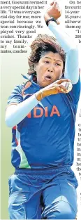  ?? GETTY IMAGES ?? Jhulan Goswami.