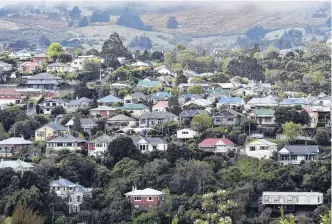  ?? PHOTO: PETER MCINTOSH ?? Houses in Dalmore, Dunedin.