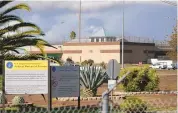  ?? ASSOCIATED PRESS ?? The Federal Correction­al Institutio­n stands in Dublin, Calif., in Dec. 2022. The federal Bureau of Prisons says it is planning to closed the women’s prison in California known as the “rape club” despite attempts to reform the troubled facility.