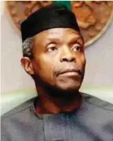  ??  ?? Vice-President, Prof Yemi Osinbajo, SAN