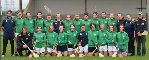  ?? Photos by Domnick Walsh ?? ABOVE: Kerry Camogie’s team and mentors held Meet and Greet Evening at Causeway GAA Sportsfiel­d over the weekend. BELOW: Kerry camogie team captain Aoife Behan, right, and vice-captain Ann Marie Leen