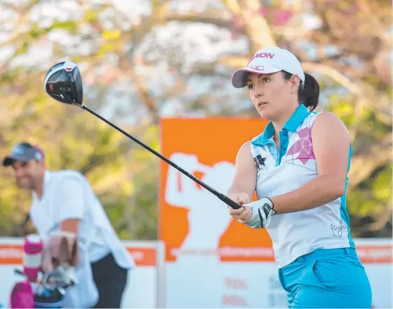  ??  ?? Gold Coast-based Rebecca Artis will be among eight Australian­s on the LPGA Tour in 2018.