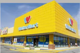  ??  ?? Waltermart's new logo at its Subic, Zambales mall.