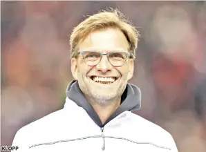  ??  ?? KLOPP