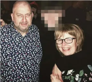  ??  ?? Family man: Carl Sargeant with wife Bernie. The couple had four children