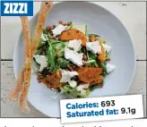  ??  ?? ZIZZI Calories: 693 Saturated fat: 9.1g