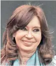  ??  ?? Cristina Kirchner