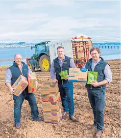  ??  ?? East of Scotland Growers have been praised for creating a broccoli crisp snack from waste produce.