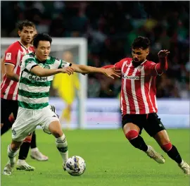  ?? ?? Yang Hyun-jun came on in the Champions League clash at Feyenoord