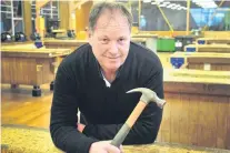  ?? PHOTO: CHRISTINE O’CONNOR ?? Ready to train . . . Carpentry senior lecturer Kevin Dunbar at Otago Polytechni­c yesterday.