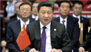  ?? ?? Chinese President Xi Jinping