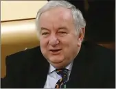  ??  ?? Lord George Foulkes raised concerns at the briefings