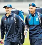  ??  ?? Sidelined: Chris Woakes (left) and Ben Stokes both played in the IPL