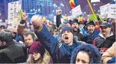  ?? FOTO: AFP ?? Zwischenzi­el erreicht: Proteste gegen die Regierung in Bukarest.