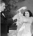  ??  ?? SMASH HIT: Eduardo Arozamena, as Van Helsing, and Lupita Tovar, as Eva Seward, in the Spanish version of ‘Dracula’ in 1931