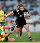  ??  ?? Fullback Selica Winiata scored four tries for the Black Ferns.