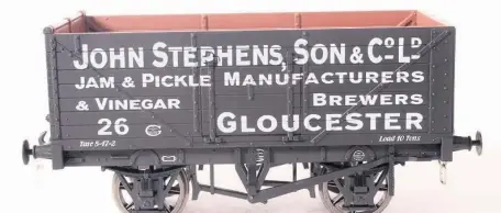  ??  ?? Stephens had its own fleet of railway wagons