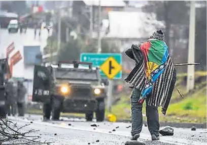  ?? AP ?? ALTA TENSIÓN. En la Araucanía se focaliza desde hace décadas el denominado “conflicto mapuche” por restitució­n de tierras.