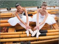  ??  ?? Mia Dunne and Kate Sampson from Cork School of Dance who will be performing after the exhibition Breaking Pointe in the Firkin Crane theatre, Cork at 7pm for Cork City Culture Night 2018. Photo: Darragh Kane