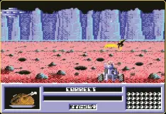  ??  ?? » [C64] The Space Griffin sometimes brings on a trampoline to bounce the shot back at Rover.
