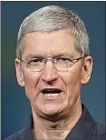  ??  ?? cooK: Apple ordered to pay