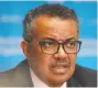  ??  ?? Tedros Adhanom
Ghebreyesu­s