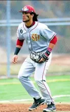  ?? Seton Hill University photo ?? Nick Sell, a North Allegheny graduate, is a standout third baseman for Seton Hill University and among the leaders in home runs and RBIs in NCAA Division II.