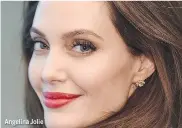  ??  ?? Angelina Jolie