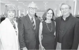  ??  ?? Connie Siskowski, Lewis Fogel, Mary Csar, and Frank Csar, Jr.