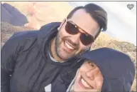  ?? Contribute­d photo ?? Longtime Stamford residents Santiago Nunez and Gabriela Vahos are pictured on a trip to the Grand Canyon in Arizona in February. Near the park, Nunez and Vahos were stopped by officers who discovered Nunez was in the country illegally.