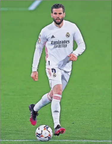  ??  ?? Nacho, en un partido con el Real Madrid esta temporada.