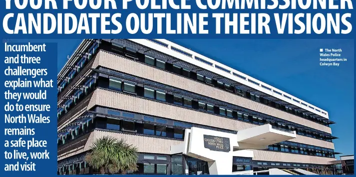  ?? ?? The North Wales Police headquarte­rs in Colwyn Bay