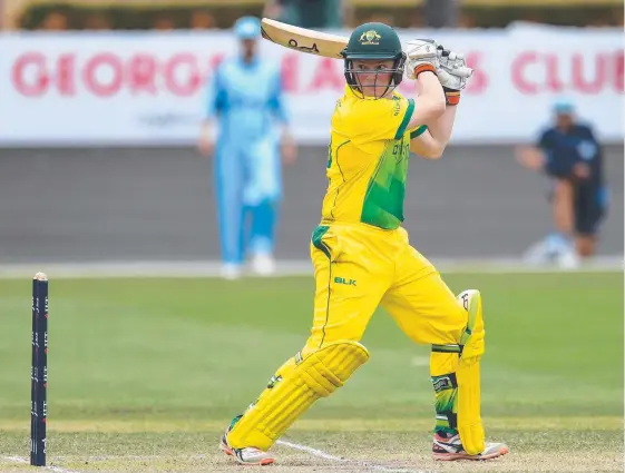  ?? Picture: GETTY IMAGES ?? Max Bryant’s decision to stick with cricket has been further justified by his Brisbane Heat contract for the Big Bash.