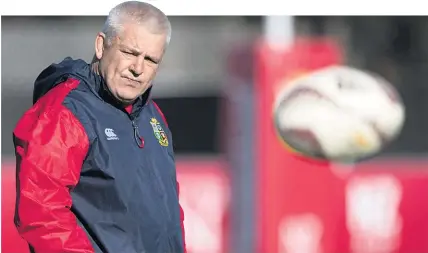  ?? Brett Phibbs ?? Warren Gatland hated the tour to his homeland — although his memory of events is not always accurate.