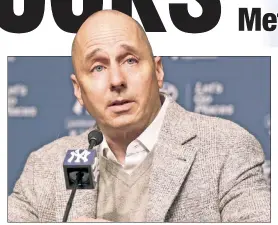  ?? N.Y. Post: Charles Wenzelberg (2) ?? EASY TO DEAL WITH: A positive preexistin­g relationsh­ip between Brian Cashman (above) and Brodie Van Wagenen, during his time as an agent, has made the teams dealing with one another easier, writes Post columnist Joel Sherman.