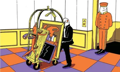  ??  ?? ‘It’s impossible to prove guilt in court when so many hotel employees have access to the guest’s room.’ Illustrati­on: Anna Haifisch/The Guardian