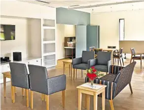  ??  ?? Centre-based respite clients will get to enjoy bright spaces.