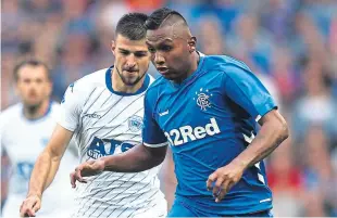  ?? Picture: Getty. ?? Alfredo Morelos scored a crucial away goal for Rangers.