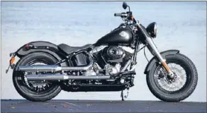  ??  ?? Softail Slim: For a Harley-Davidson, that is.