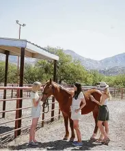  ?? Miraval Resorts ?? The signature program at Miraval in Arizona is titled “It’s Not About the Horse.”