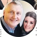  ??  ?? BOND Ella with fraudster dad Sean